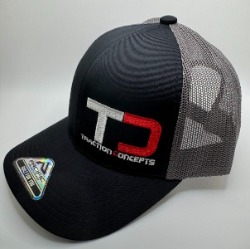 Downforce Black/Charcoal Snapback Hat